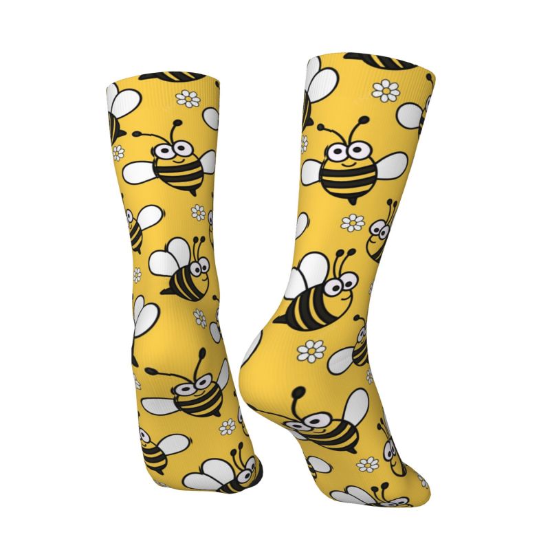 Custom Cute Little Bees Men's  - đánh giá và giá Dress Sock Men