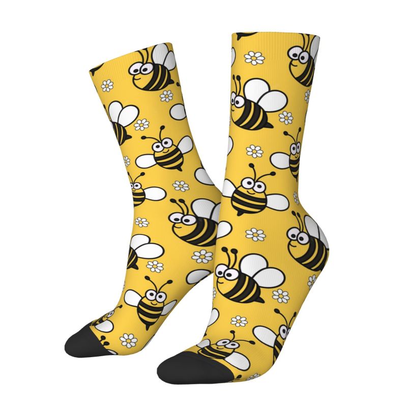 Custom Cute Little Bees Men's  - đánh giá và giá Dress Sock Men