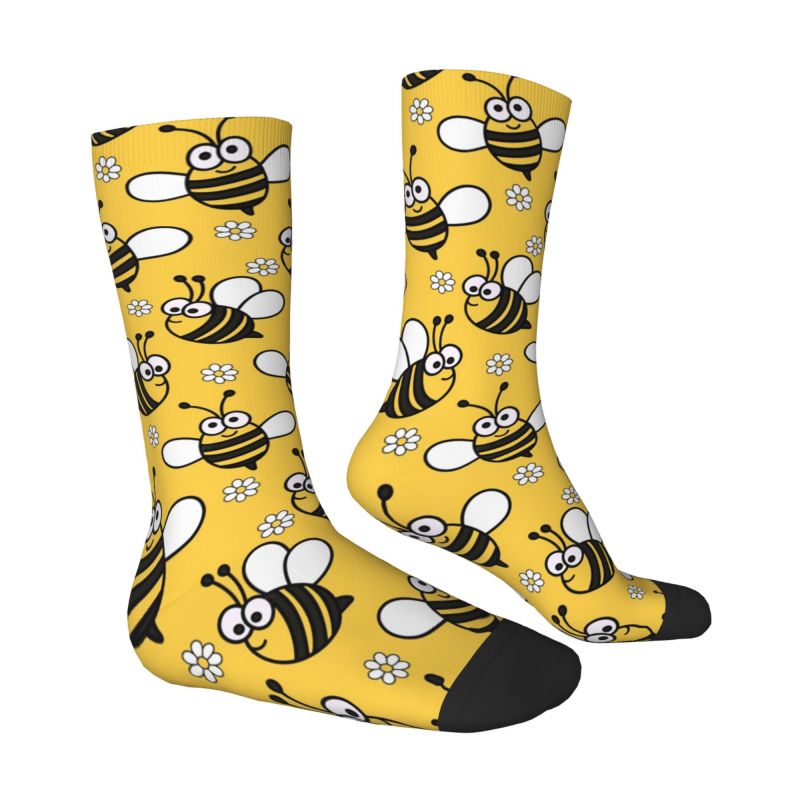 Custom Cute Little Bees Men's  - đánh giá và giá Dress Sock Men