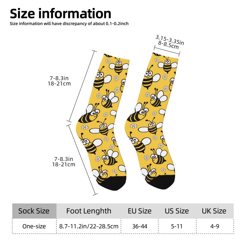 Custom Cute Little Bees Men's  - đánh giá và giá Dress Sock Men