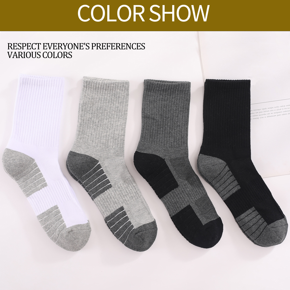1/3/6 Pairs Thick Men Women Hi - đánh giá và giá Athletic Sock Cushion