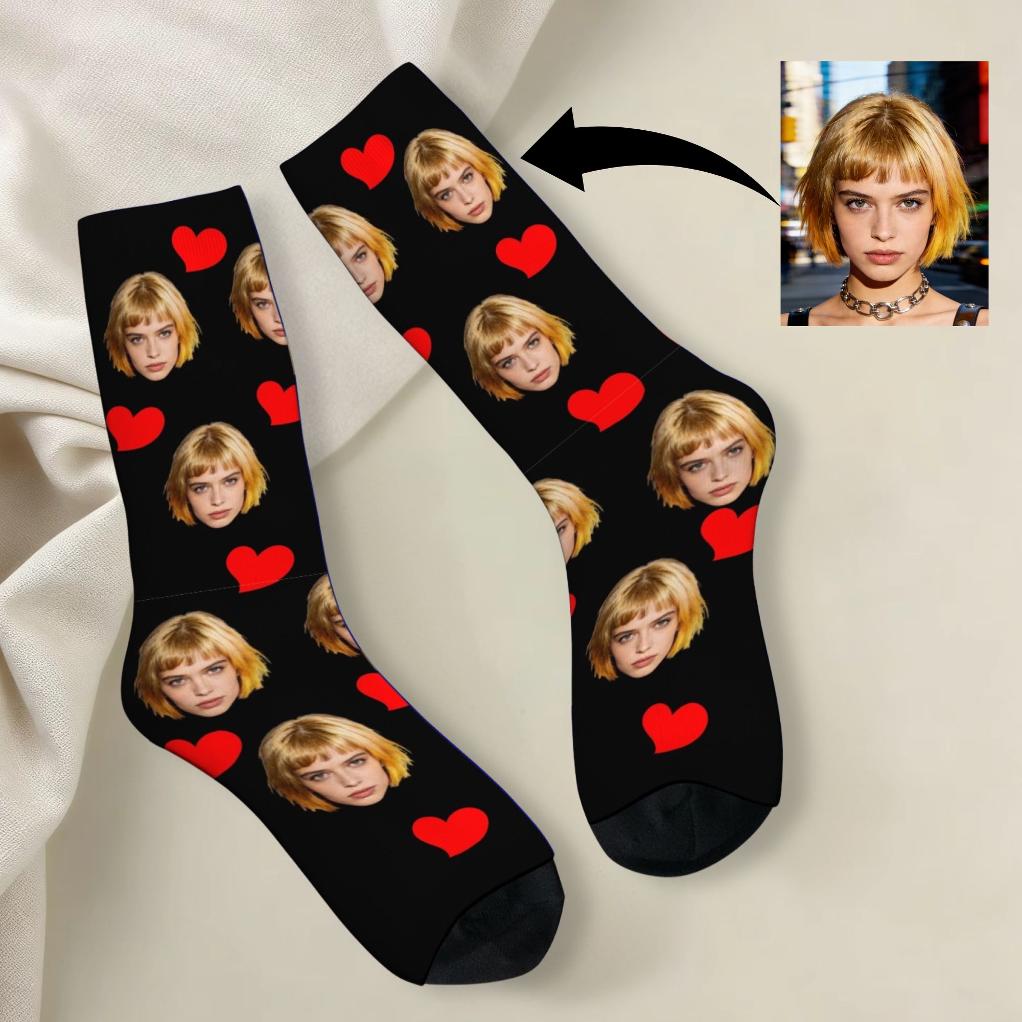Personalized Custom Avatar Fac - đánh giá và giá Dress Sock Men